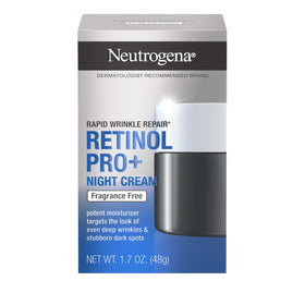 Neutrogena before and after skin sample showing visible texture improvement