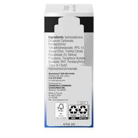 Neutrogena bottle styled on bathroom shelf conveying trusted daily anti-aging care