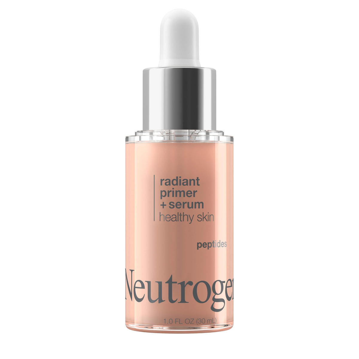 Neutrogena size comparison with 1 oz bottle highlighting travel-friendly benefit