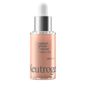 Neutrogena size comparison with 1 oz bottle highlighting travel-friendly benefit