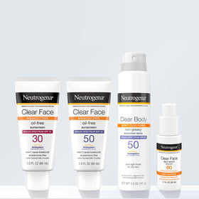 Neutrogena serum layered under makeup demonstrating primer benefit