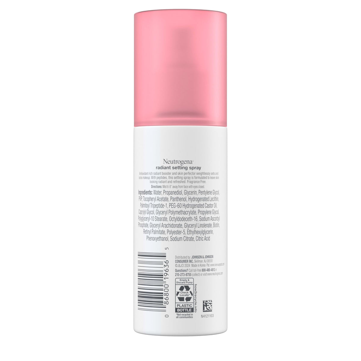 Neutrogena setting spray refreshing midday mist shows instant pick-me-up benefit