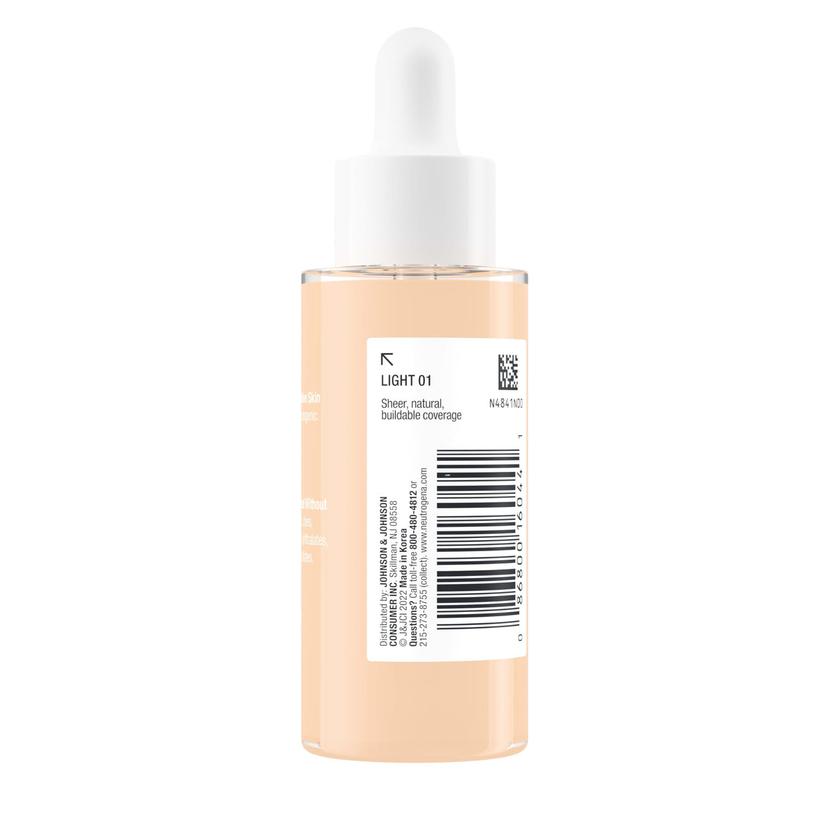 Neutrogena shade comparison lineup illustrating choice and subtle color differences for matching