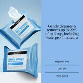 Neutrogena close-up wipe texture highlighting soft plant-based cloth comfort