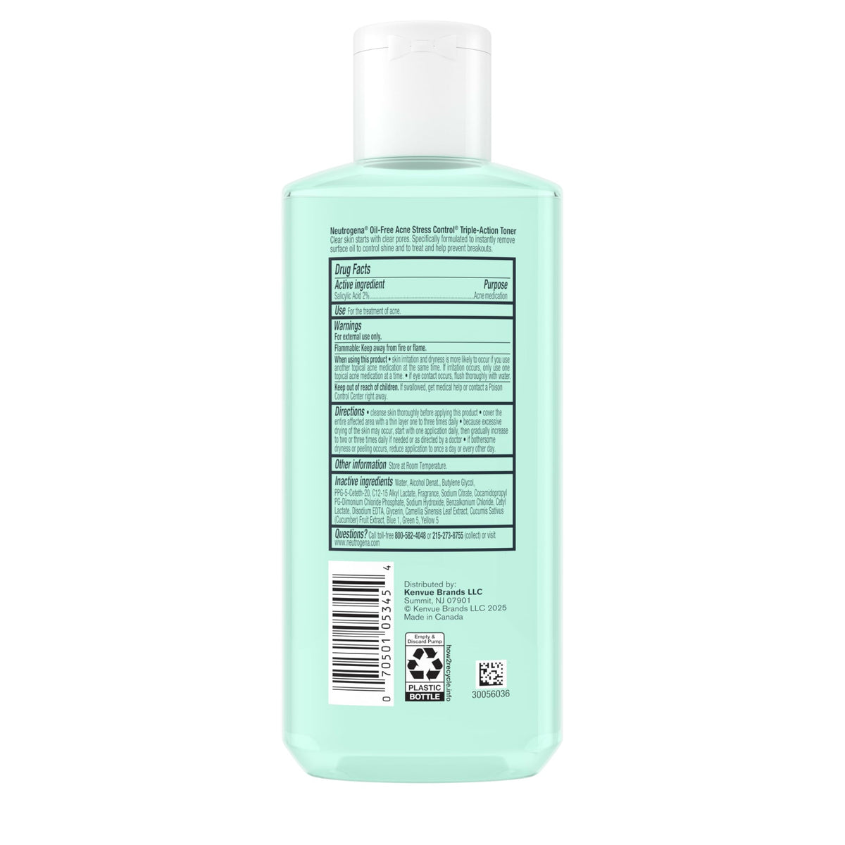Hand holding Neutrogena 8 fl oz bottle illustrating scale and travel-friendly size