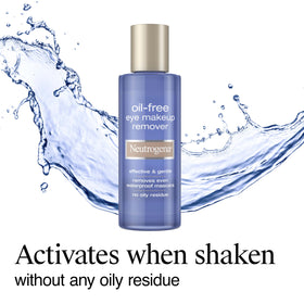 Neutrogena 8 fl oz bottle in hand showing travel-friendly size