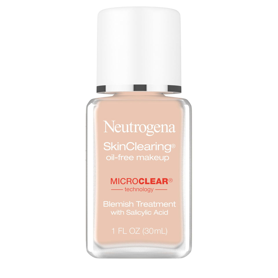 Neutrogena front packaging showing product and shade for clear wear