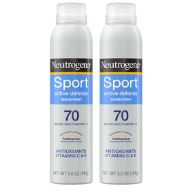 Neutrogena front packaging showing SPF 70 for quick protection