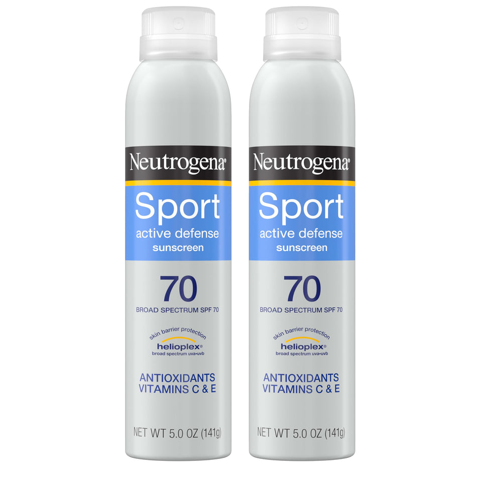 Neutrogena front packaging showing SPF 70 for quick protection