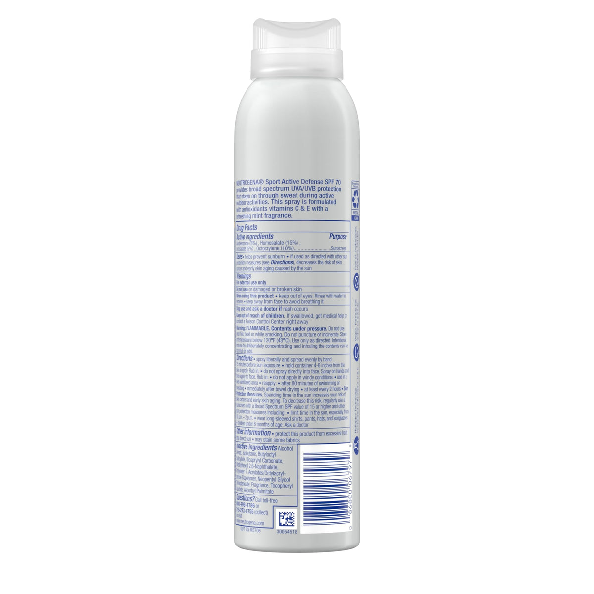 Neutrogena vitamins C and E close-up emphasizing antioxidant support