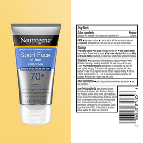 Neutrogena with sports gear showing suitability for active lifestyles benefit