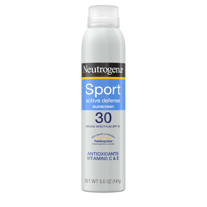 Neutrogena front packaging showing SPF 30 and sport protection benefits