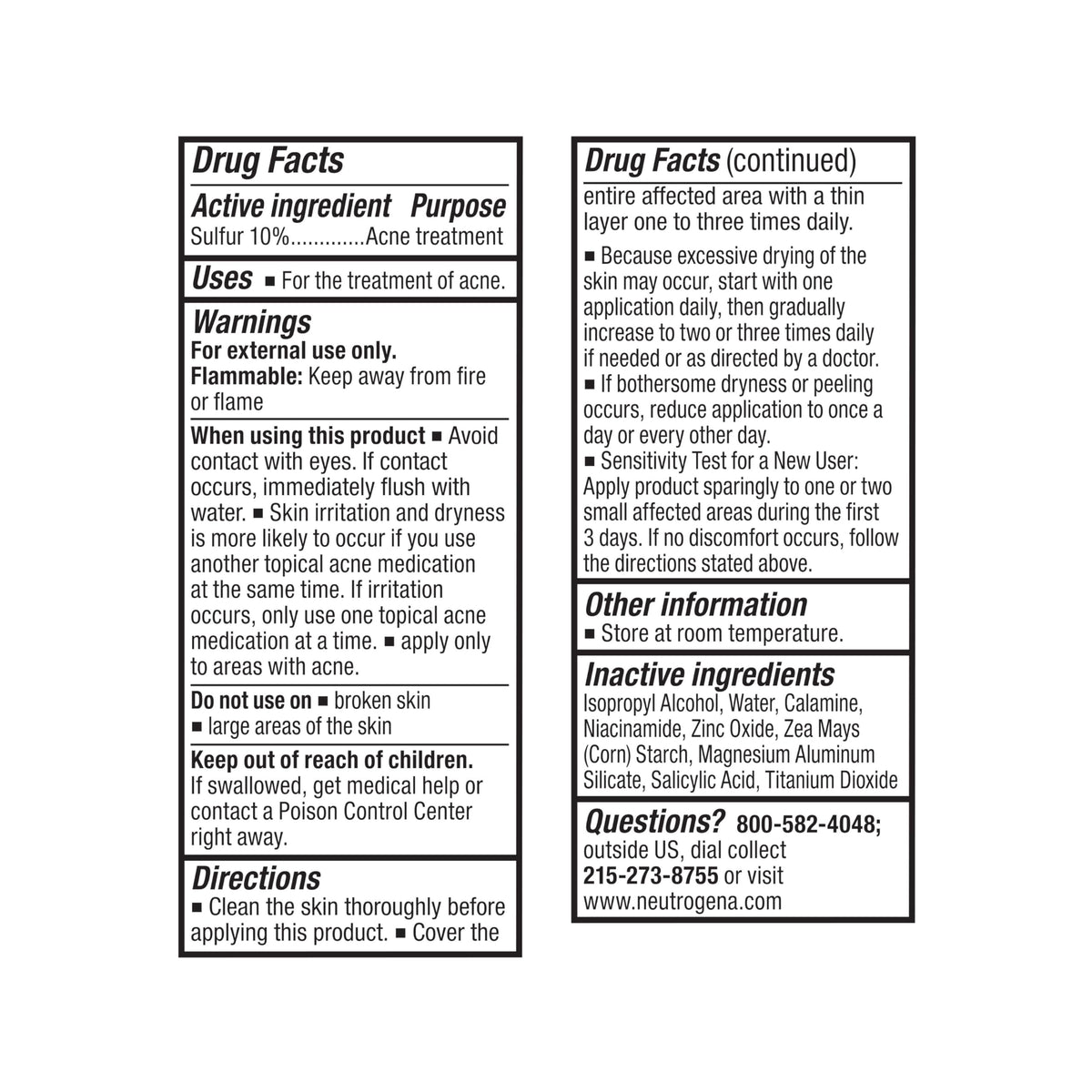 Neutrogena bottle beside nighttime skincare items to show evening-use routine