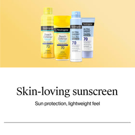 Neutrogena used outdoors by a runner showing protection during active lifestyles