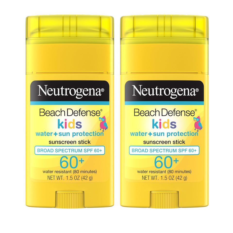 Neutrogena stick front packaging showing SPF 60+ for quick protection