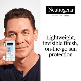 Neutrogena stick opened showing twist applicator and quick application benefit