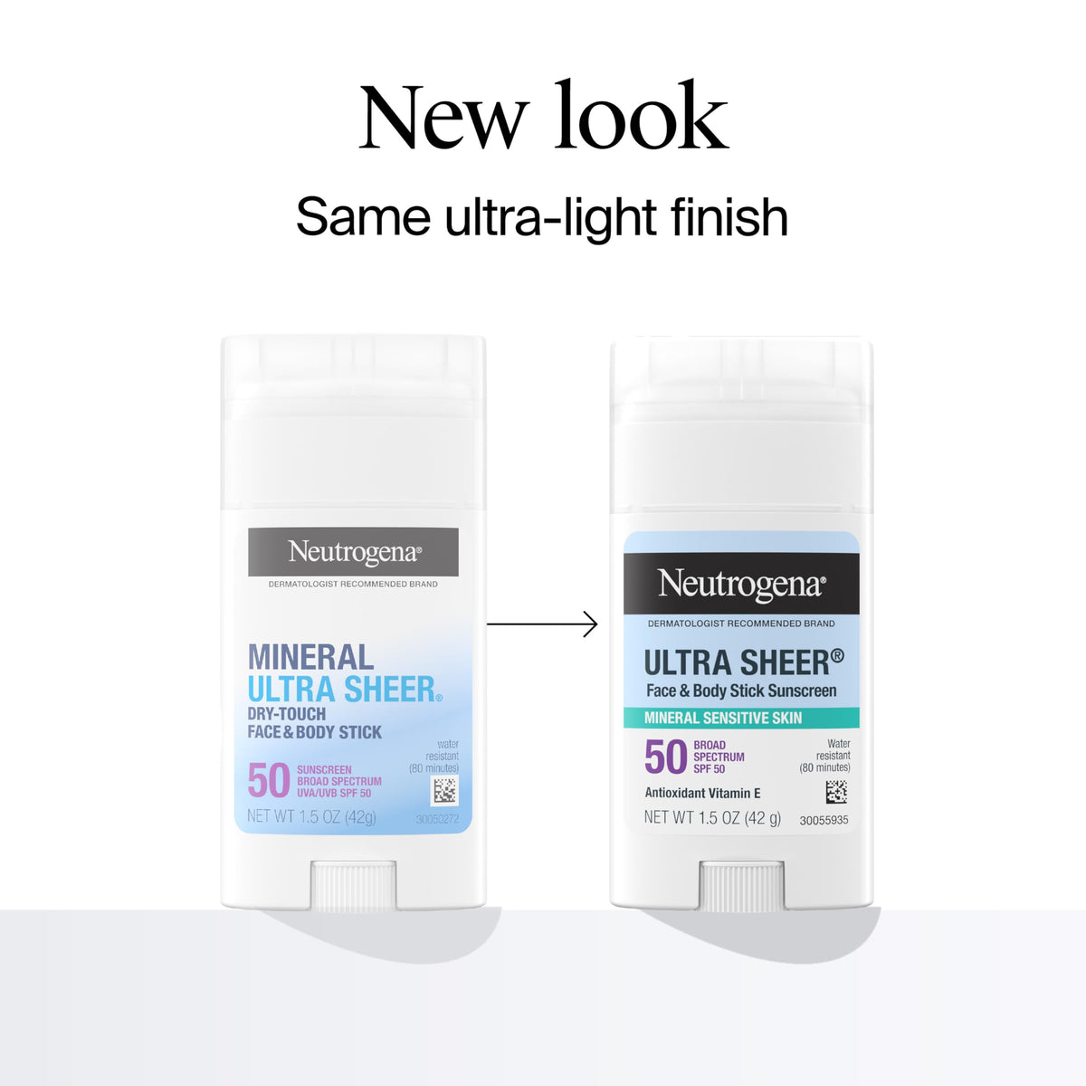 Neutrogena stick with cap off demonstrating easy twist-up application for quick use