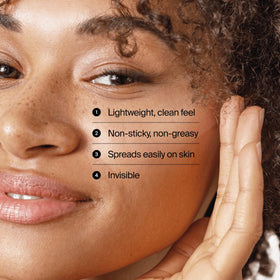 Neutrogena applying stick under makeup for invisible finish and layering benefit