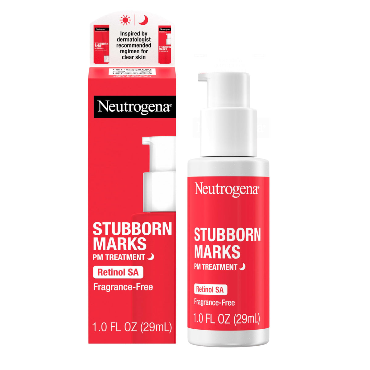 Neutrogena front packaging showing product and calming design benefit