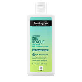 Neutrogena front bottle showing product for quick identification and soothing relief