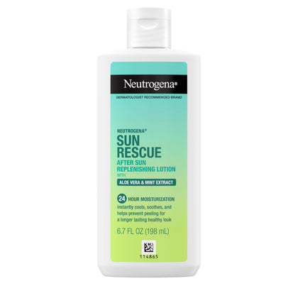 Neutrogena front bottle showing product for quick identification and soothing relief