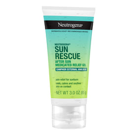 Neutrogena tube next to hand showing 3-ounce size for travel