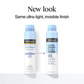 Neutrogena spray nozzle close-up for easy even application benefit