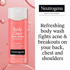 Neutrogena close-up lather texture showing exfoliation and pore cleansing
