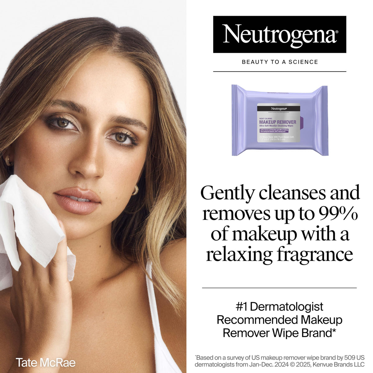 Neutrogena cloth texture close-up highlighting plant-based, soft material