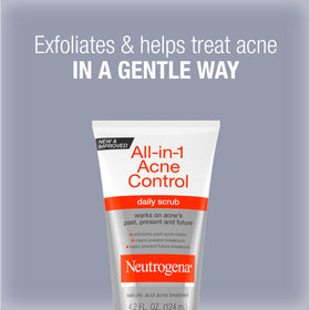 Neutrogena close-up of creamy texture with microbeads gently exfoliating