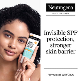 Neutrogena close-up texture of lotion showing lightweight hydration benefit