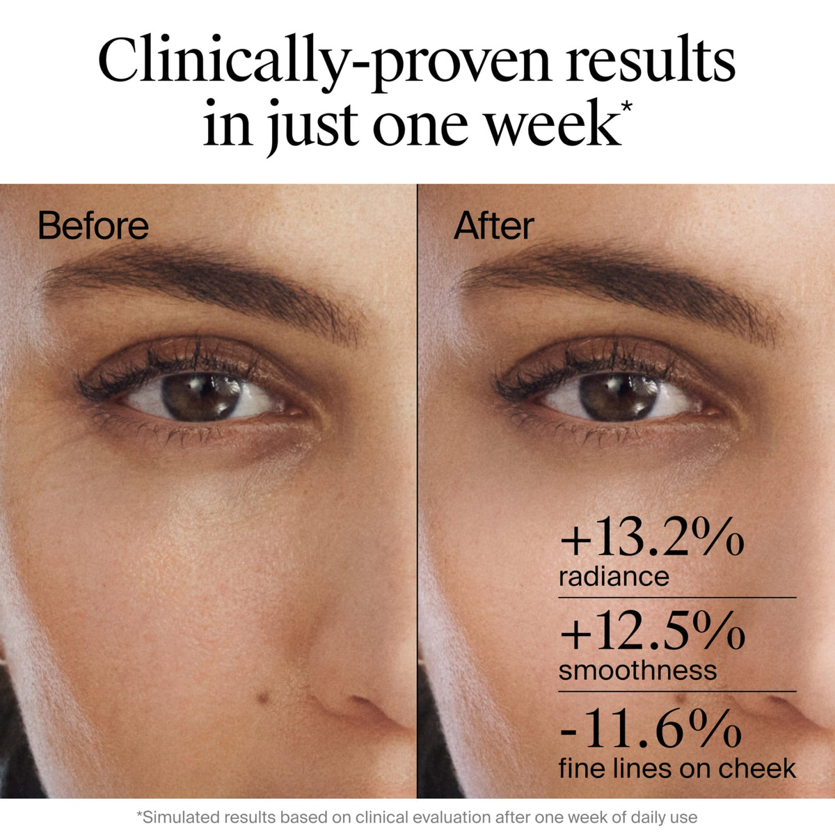 Neutrogena lightweight serum texture on skin, highlights fast absorption benefit