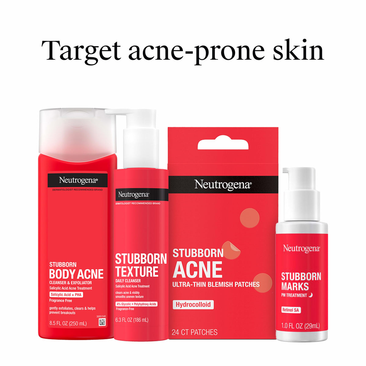 Neutrogena packed in gym bag to show convenience for active lifestyles
