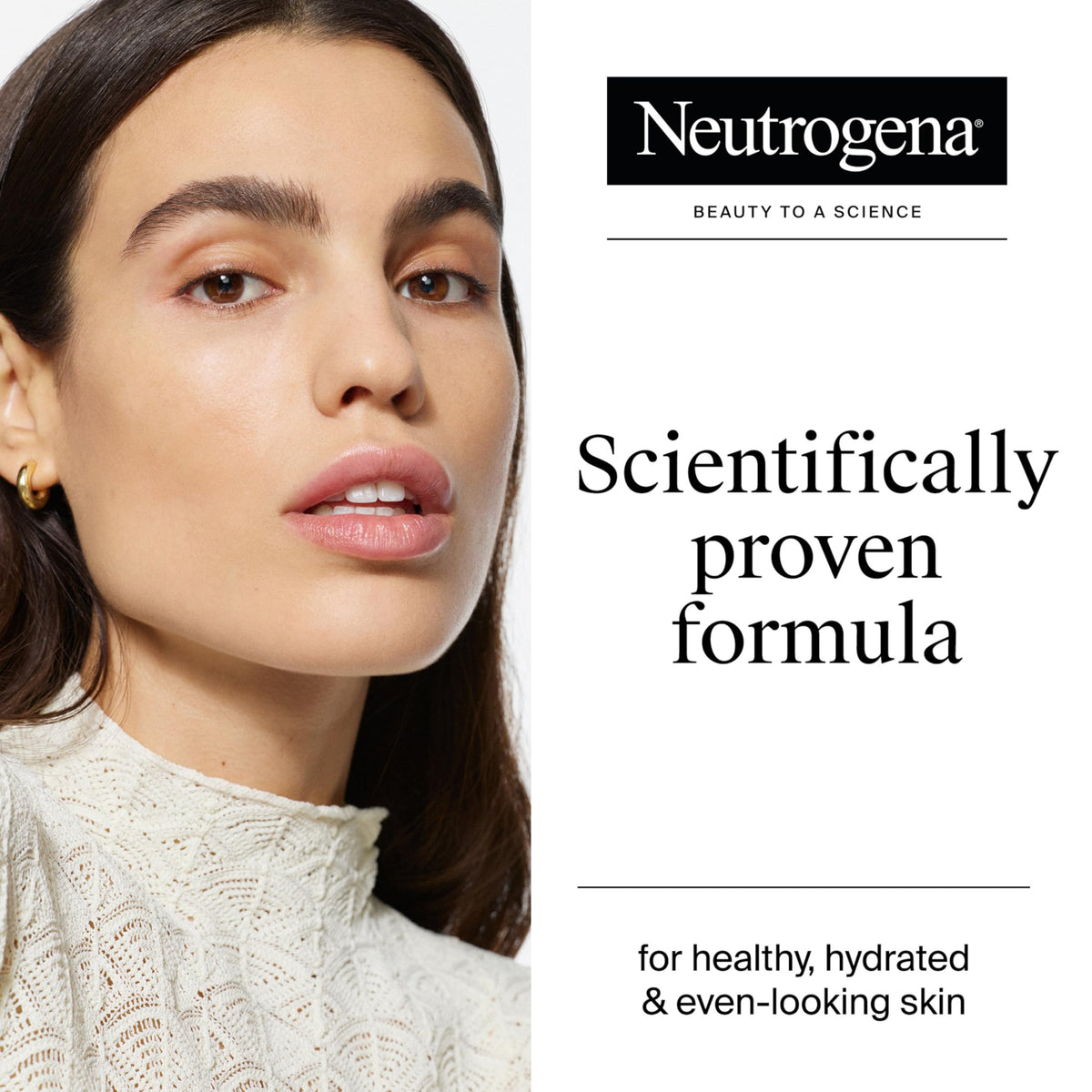 Neutrogena open jar cream texture close-up highlighting rich moisturizing feel