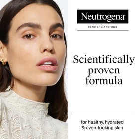 Neutrogena open jar cream texture close-up highlighting rich moisturizing feel