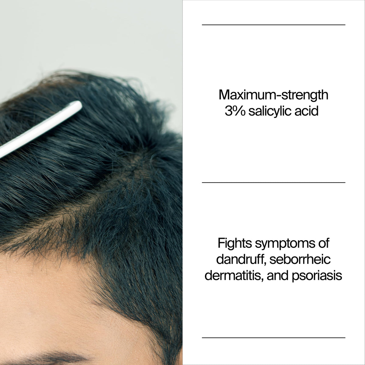Neutrogena T/Sal active 3% salicylic acid close-up indicating strength
