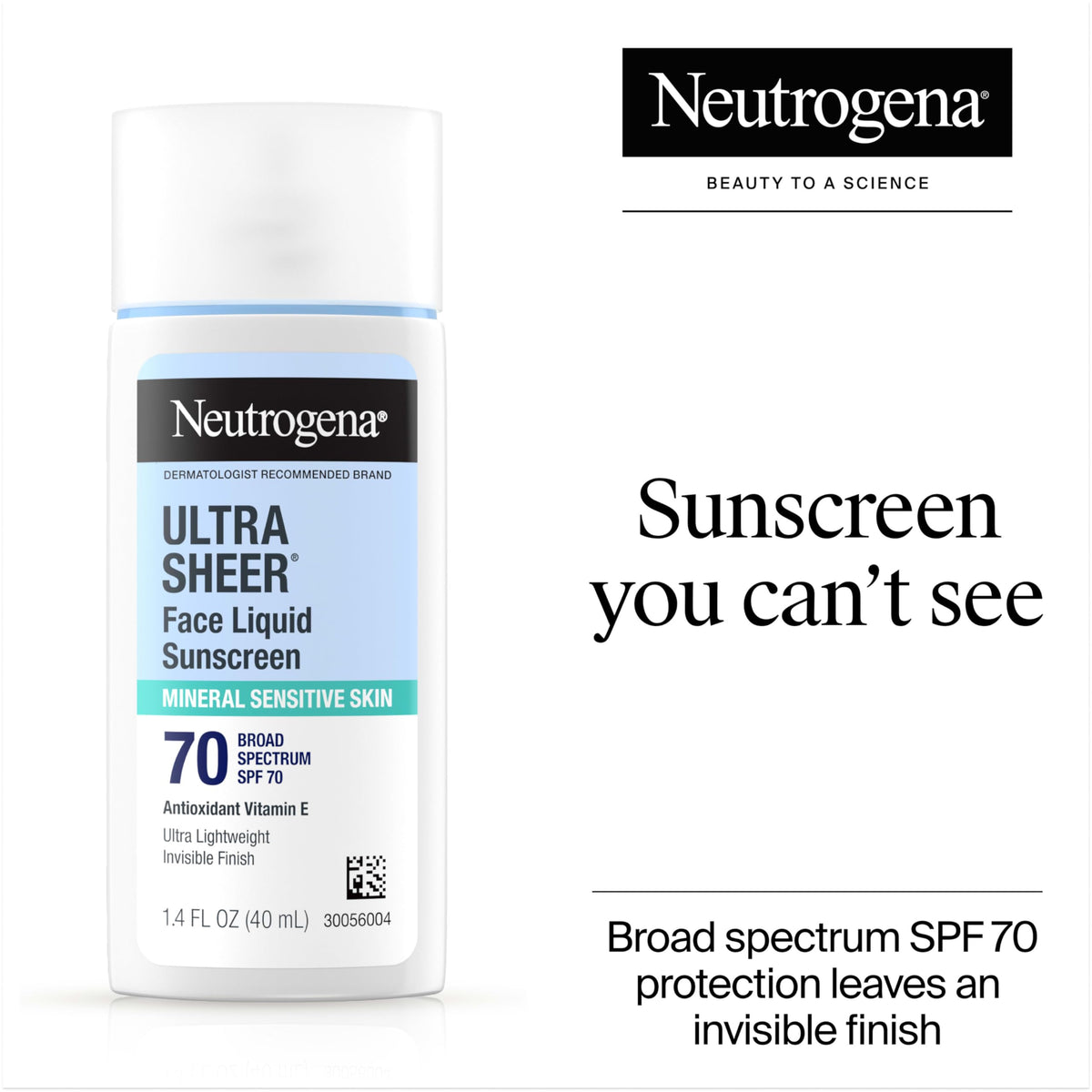 Neutrogena tube cap close-up showing secure twist cap for leak prevention