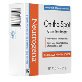 Neutrogena tube beside makeup bag for easy on-the-go treatment
