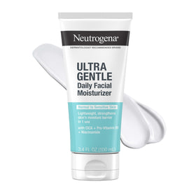 Neutrogena front packaging showing gentle moisturizer and size benefit