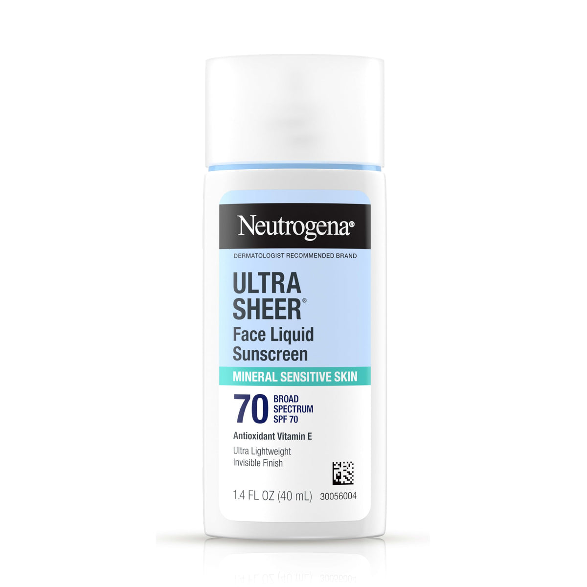 Neutrogena front packaging showing SPF 70 and travel-friendly tube benefit