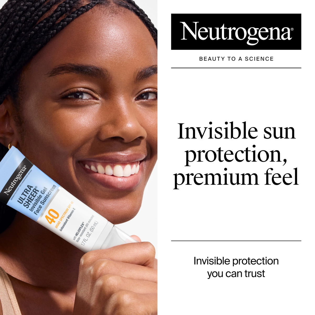 Neutrogena pump nozzle detail for easy travel dispensing and mess-free use