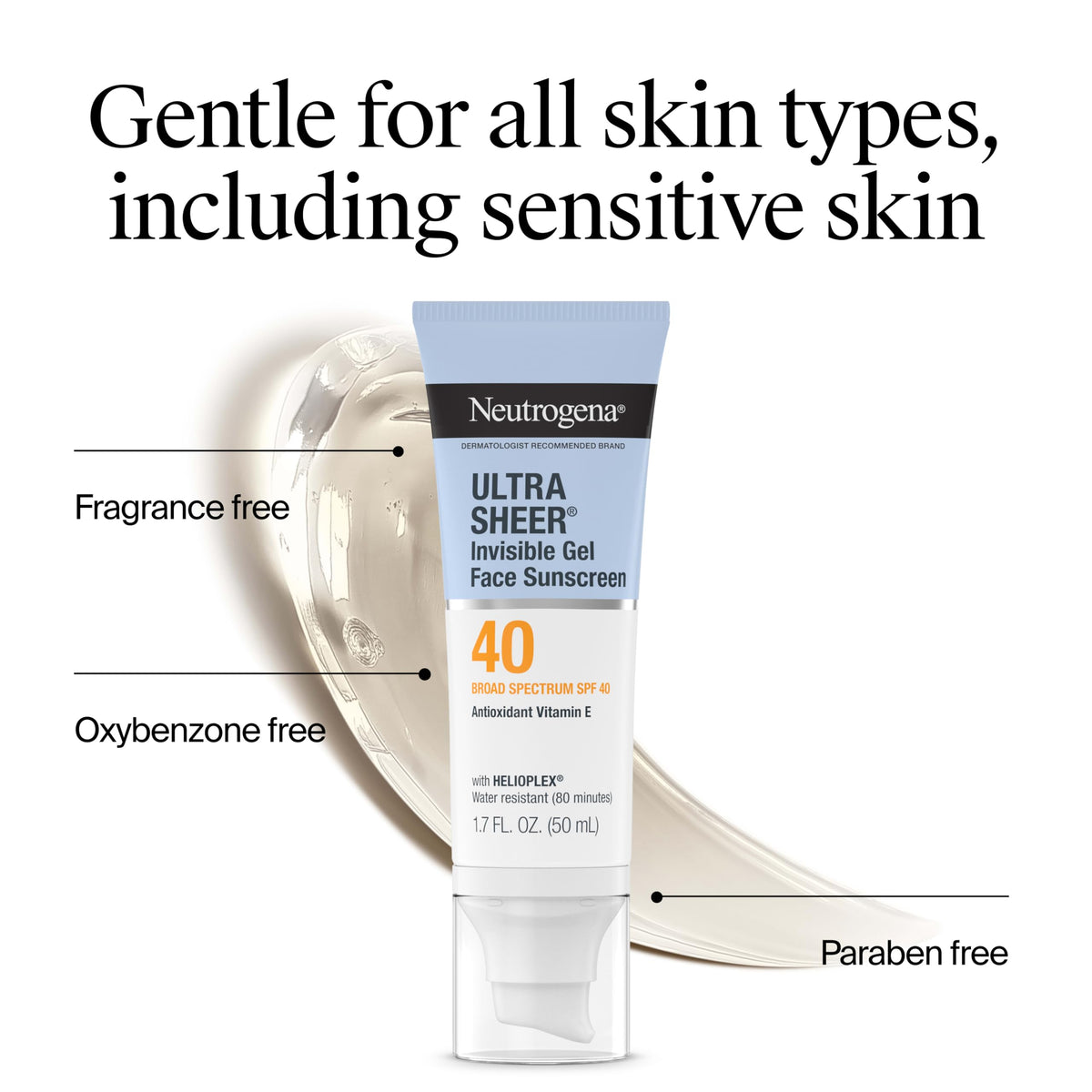 Neutrogena travel size in a bag highlighting portability and on-the-go protection