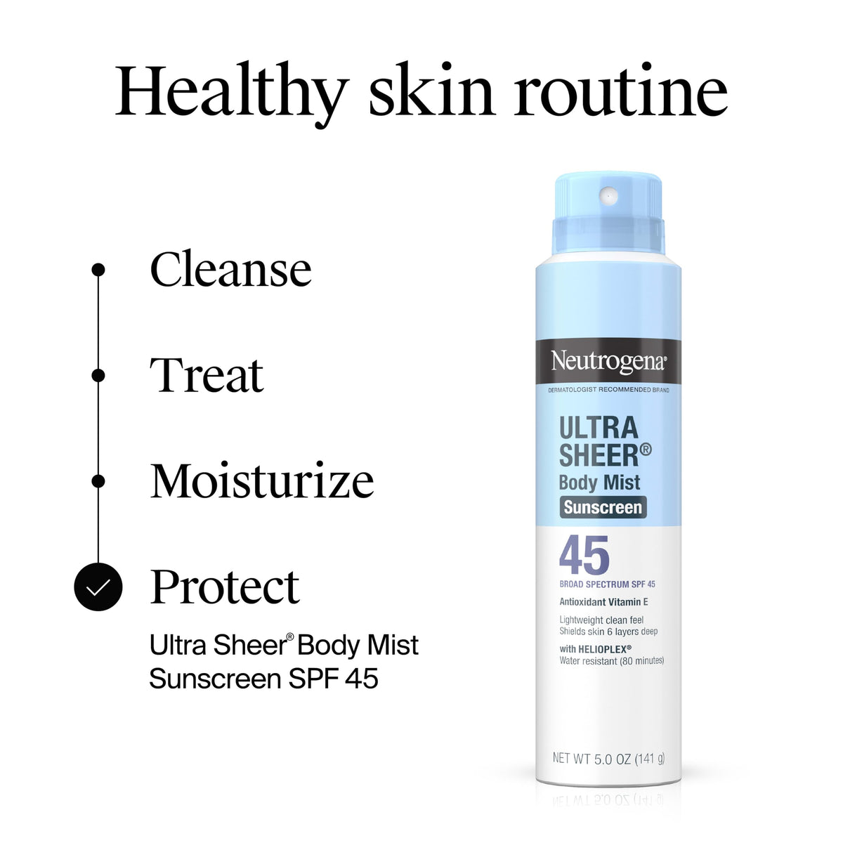 Neutrogena twin pack boxed shot emphasizing value and ready-to-go protection
