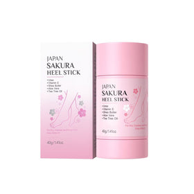 New Cover front packaging showing stick and benefits for visible heel relief