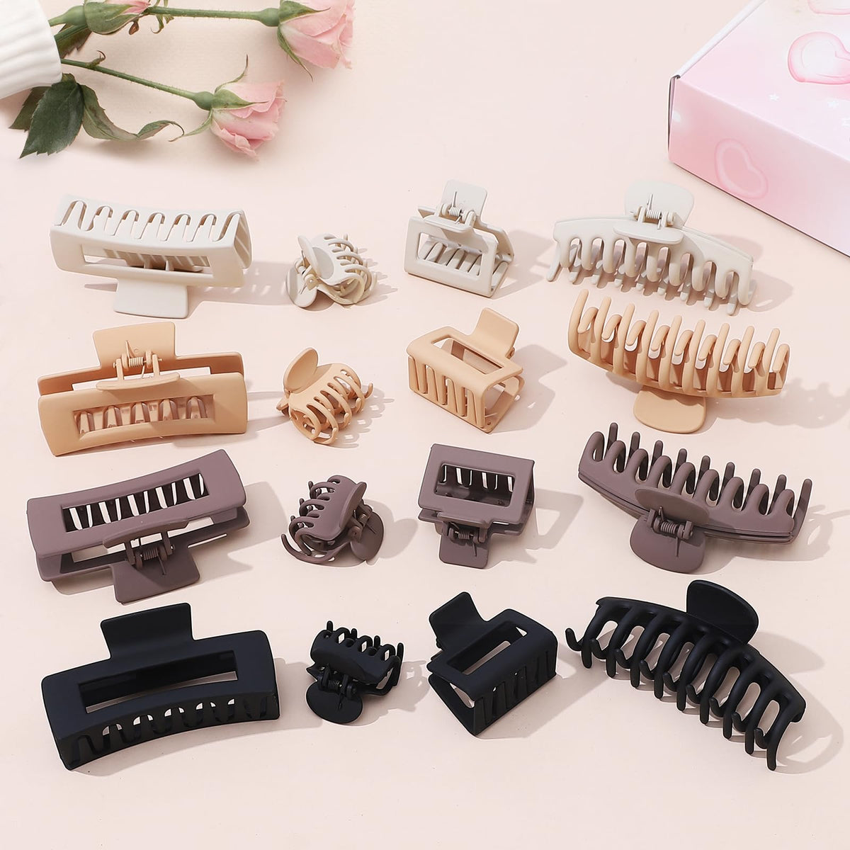 NEW LIVE mini clip holding curly hair securely and comfortably
