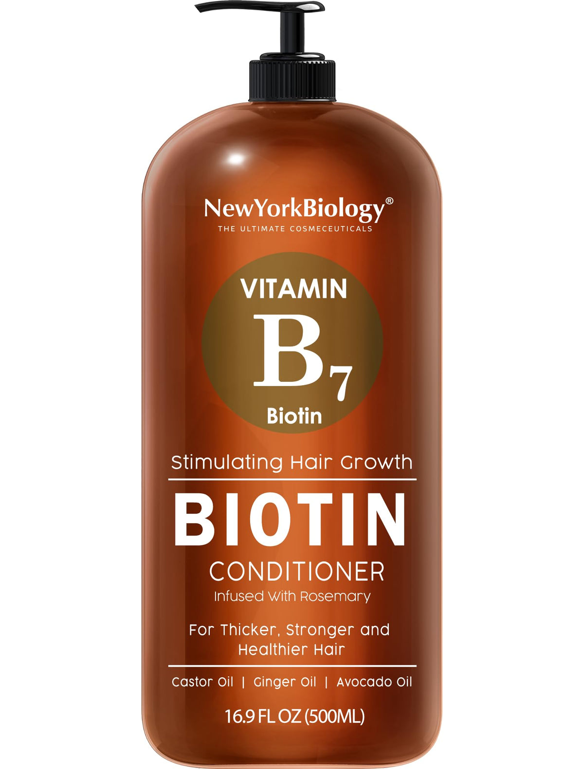 New York Biology front packaging showing bottle and label, highlights clarifying benefit