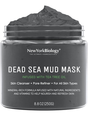 New York Biology front packaging showing jar and label, communicates spa-quality