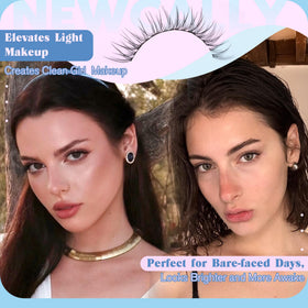 Newcally application in use by artist demonstrating quick salon-like results
