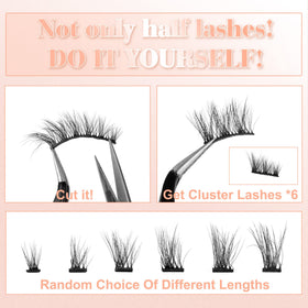 Newcally cluster cut demonstration showing DIY customization options