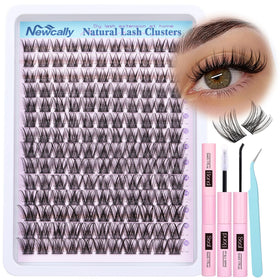 Newcally front packaging showing complete DIY lash kit and benefits